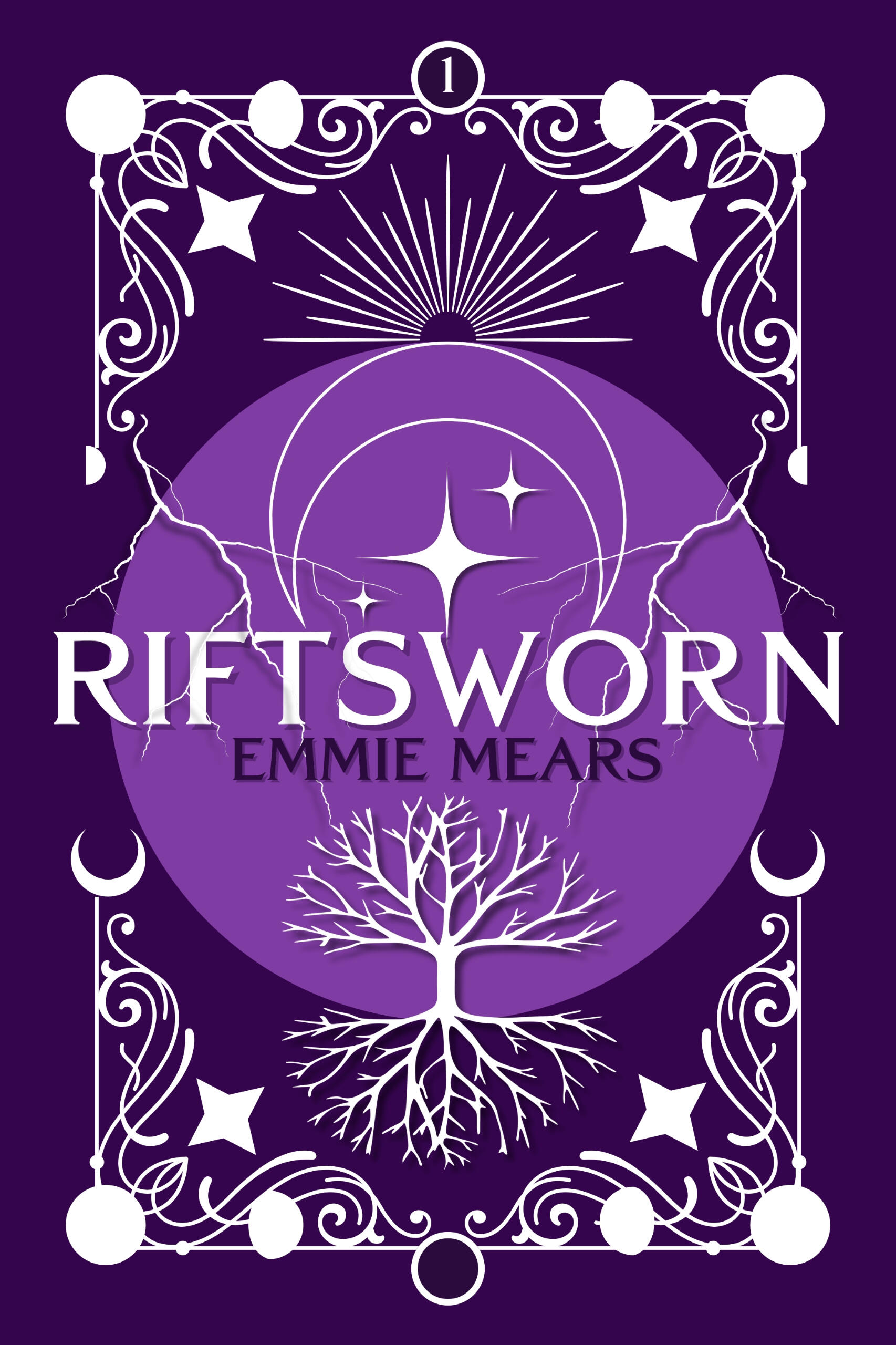 riftsworn by emmie mears, the first in a romantasy trilogy